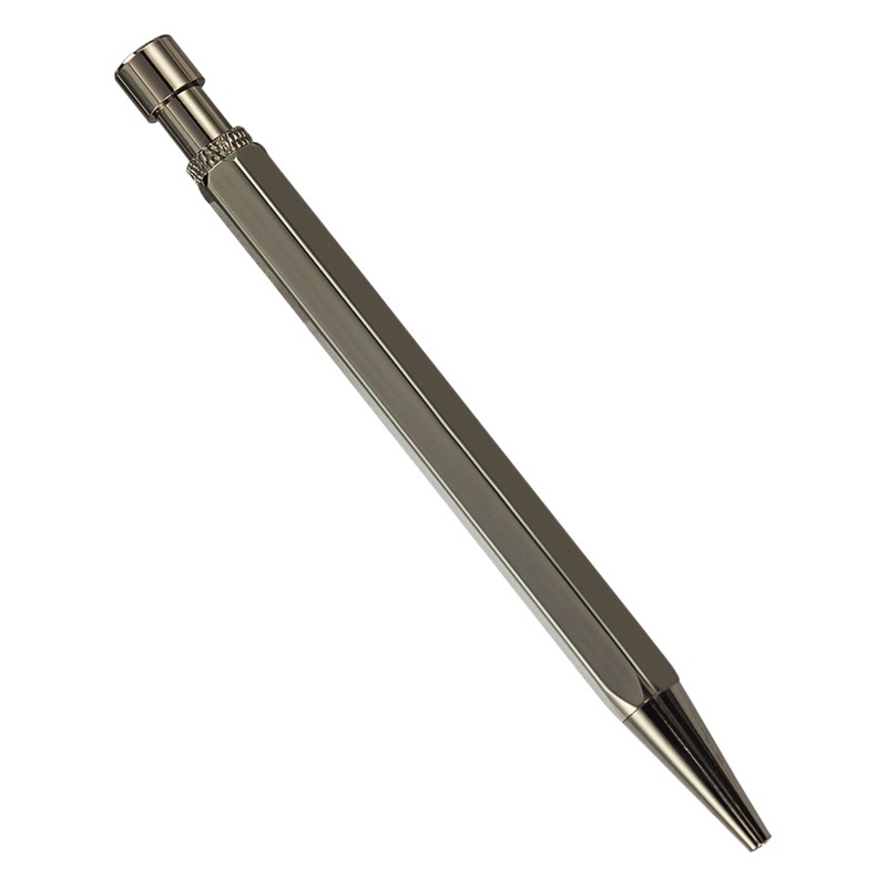 All-metal push pen creative polygon ballpoint pen office stationery advertising gift pen Brass pen wholesale pen