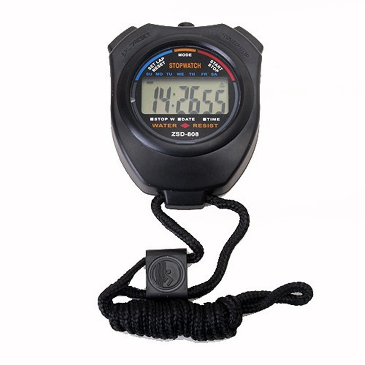 Picture of Positive speed stopwatch ZSD-808 double-channel student fitness training competition professional sports stopwatch waterproof timer