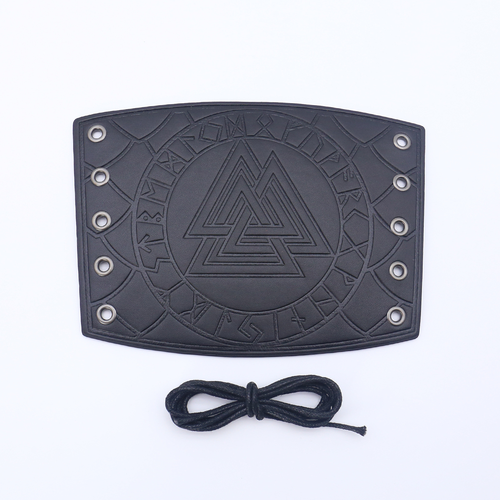 Picture of Cross-border Medieval Men's Leather Bracer Retro Punk Hand Guard Carnival cosplay Costume Accessories Arm Guard