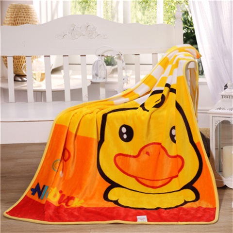 Picture of Children's Blanket Kindergarten Spring and Autumn Baby Coral Fleece Blanket Spring and Summer Single Layer Thin Blanket Office Nap