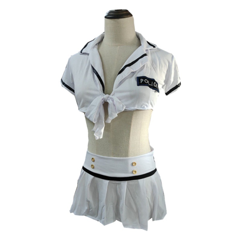 Sexy Underwear Sailor DS Performance Stage Clothing Sexy Low Waist Split Stewardess Uniform Nightclub Clothing Wholesale 1420