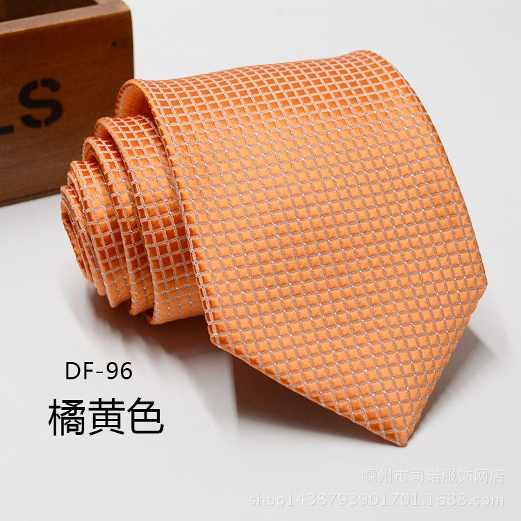 Picture of Tie business formal men's tie polyester yarn Arrow 8cm business tie