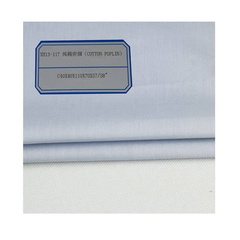 40 Count Pure Cotton Poplin Summer Casual Wear Fashion Work Clothes Shirt Fabric