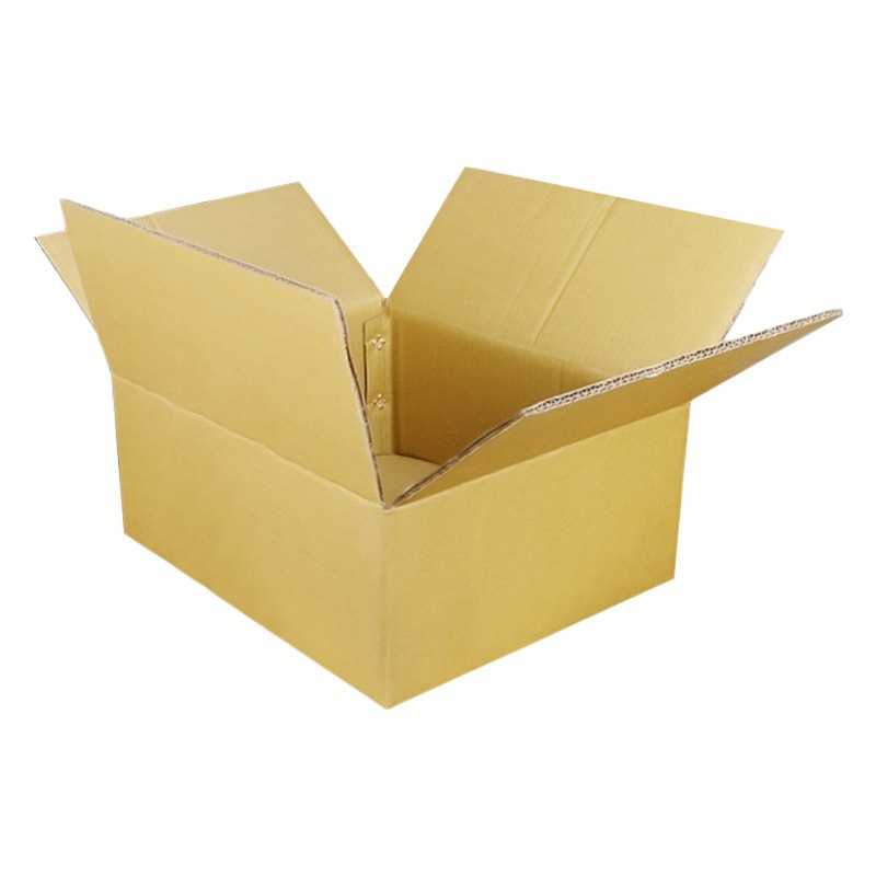 Source factory wholesale five-layer extra hard and strong core yellow cattle card corrugated packaging commonly used Taiwan yellow paper leather case
