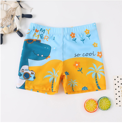 Picture of Cartoon boys swimsuit baby swimsuit good fabric boys small and medium-sized children swimming trunks a generation of children's swimming trunks