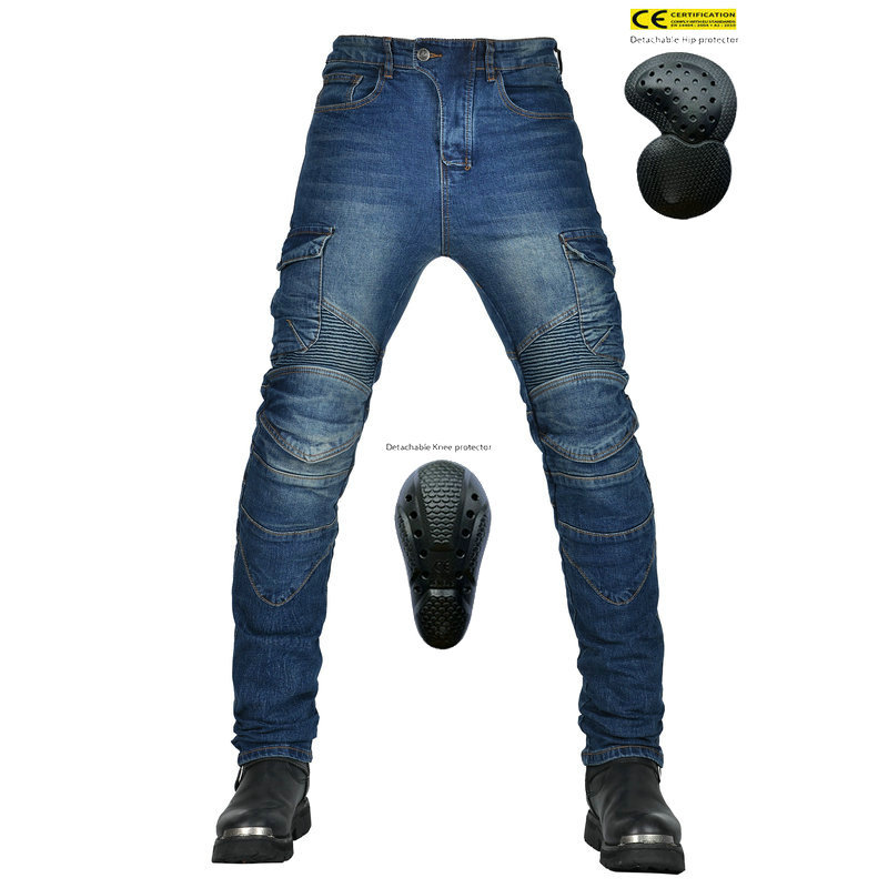 Picture of VOLERO motorcycle jeans men and women knight army green overalls anti-fall pants motorcycle anti-fall 06 riding pants