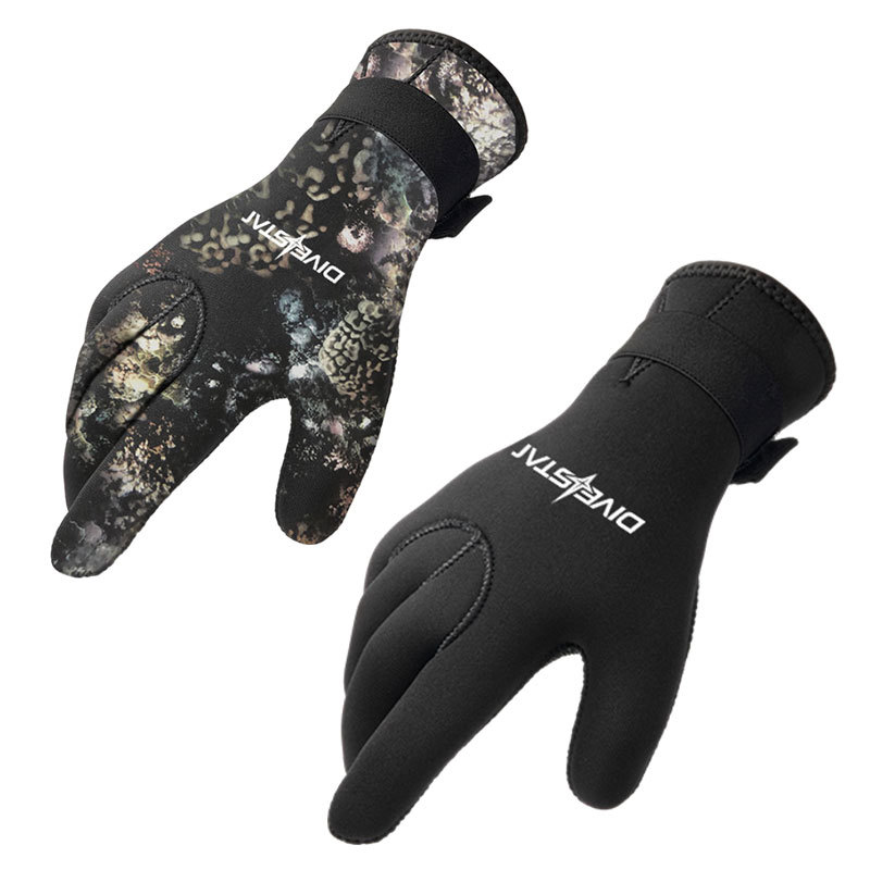 Picture of Cross-Border Wholesale 3/5mm Diving Gloves, Anti-Cut, Anti-Stab, Fishing and Catching Fish, Outdoor Warm, Non-Slip, Snorkeling and Surfing Gloves
