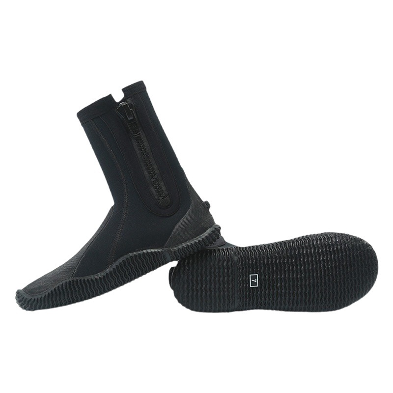 Diving Shoes 5MM Beach Surfing Tracing Shoes Non-slip Wear-resistant Diving Boots Vulcanizing Shoes Snorkeling Shoes Rescue Flood-fighting Shoes