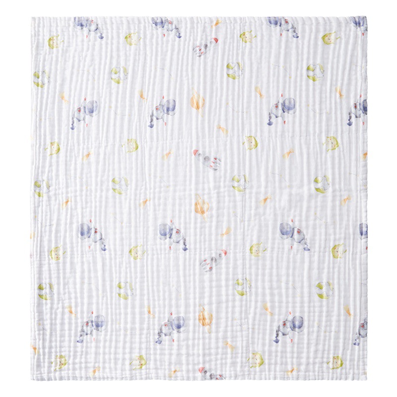 October Crystalline Baby Gauze Bath Towel Newborn Super Soft Cotton Bath Special for Newborn Baby Big Towel Quick Drying
