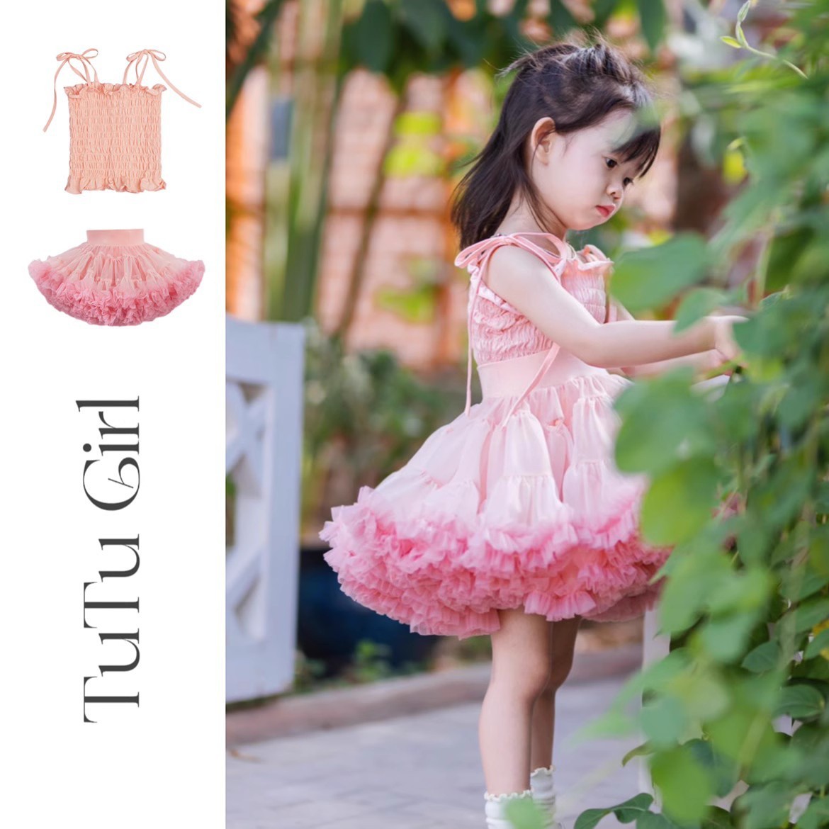 Children's Skirt Girls' tutu Skirt Children's Clothing Baby Girl Stylish Summer Suit Convex tutu Skirt Princess Skirt