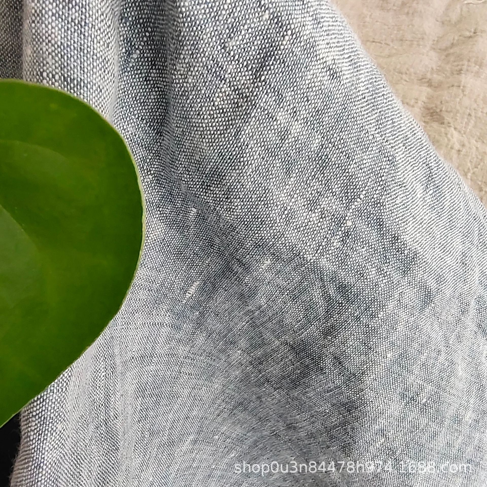 Picture of Pure Linen Yarn-dyed Wide Youth Cloth Linen Youth Cloth Wide Bedding Fabric Yarn-dyed Encrypted Linen