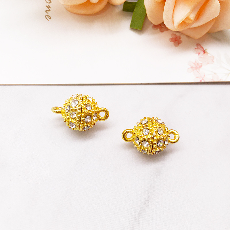 Picture of 1 magnet buckle strong fashion love spherical cylindrical diy jewelry accessories couple necklace bracelet pendant