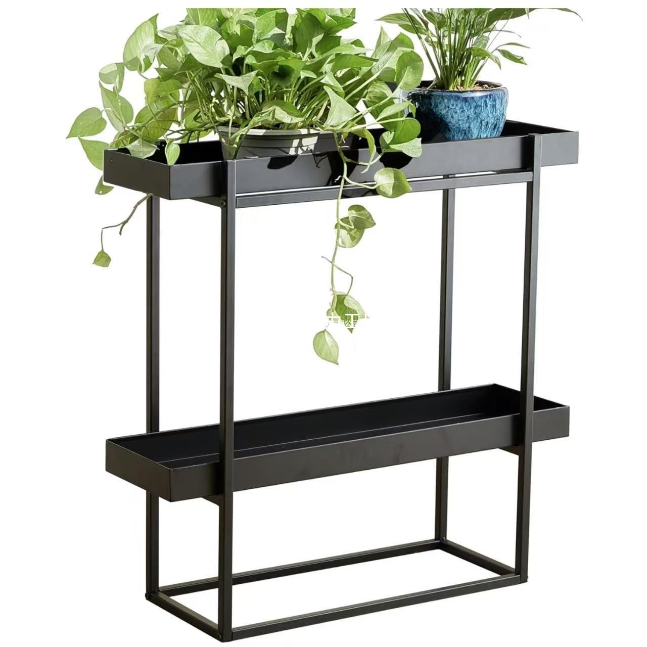 Cross-border e-commerce Nordic indoor flower stand living room balcony multi-layer pothos plant stand background wall floor-standing flower pot rack