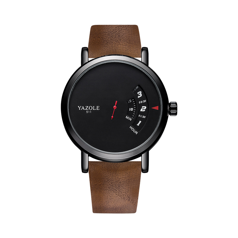 Picture of 509 cross-border fashion turntable non-mechanical watch watch watch men quartz watch men's watch yazole men's watch