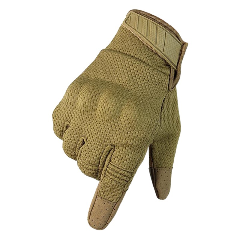 Cross-Border Outdoor Multifunctional Camouflage Breathable Tactical Gloves Protective Lightweight Riding Motorcycle Gloves Touch Screen Full Finger
