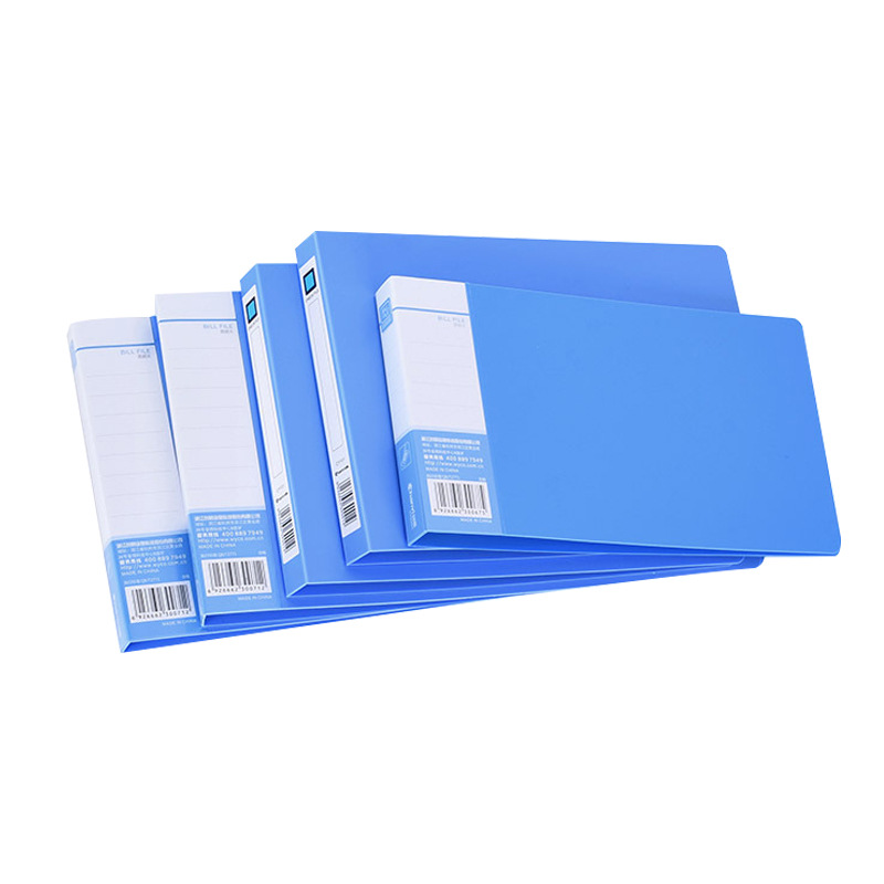 Picture of Chuangyi Office Financial Supplies Bill Storage Folder VAT Invoice Receipt List Folder A5A6 Document Box