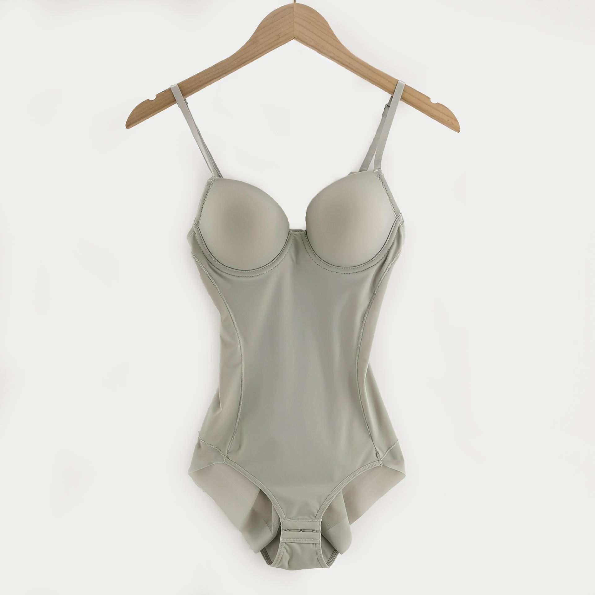 Picture of Summer Ultra-thin Body Shaping Clothes with Bra Postpartum Body Shaping Underwear Abdomen Tinting Waist Sling Body Shaping Underwear