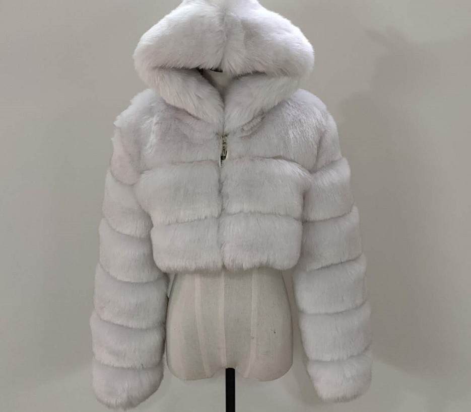 Picture of New imitation fur coat coat European and American fashion imitation fur factory wholesale Haining imitation fur fashion Joker