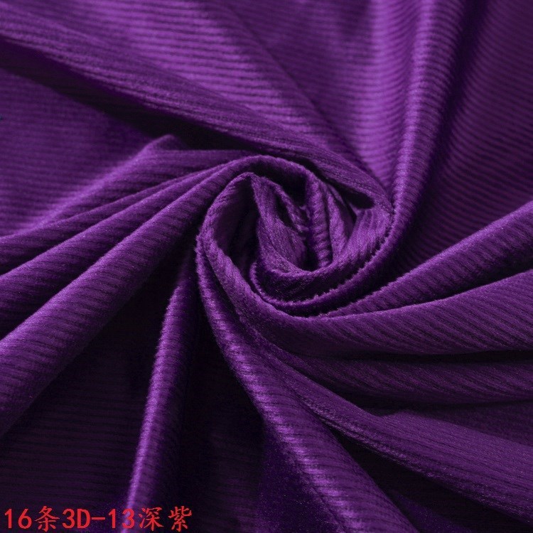 Picture of Non-Elastic Polyester 16 Strips 3D Corduroy 16 Pits Household Products Pet Supplies Kennel Cat Nest Corduroy Fabric