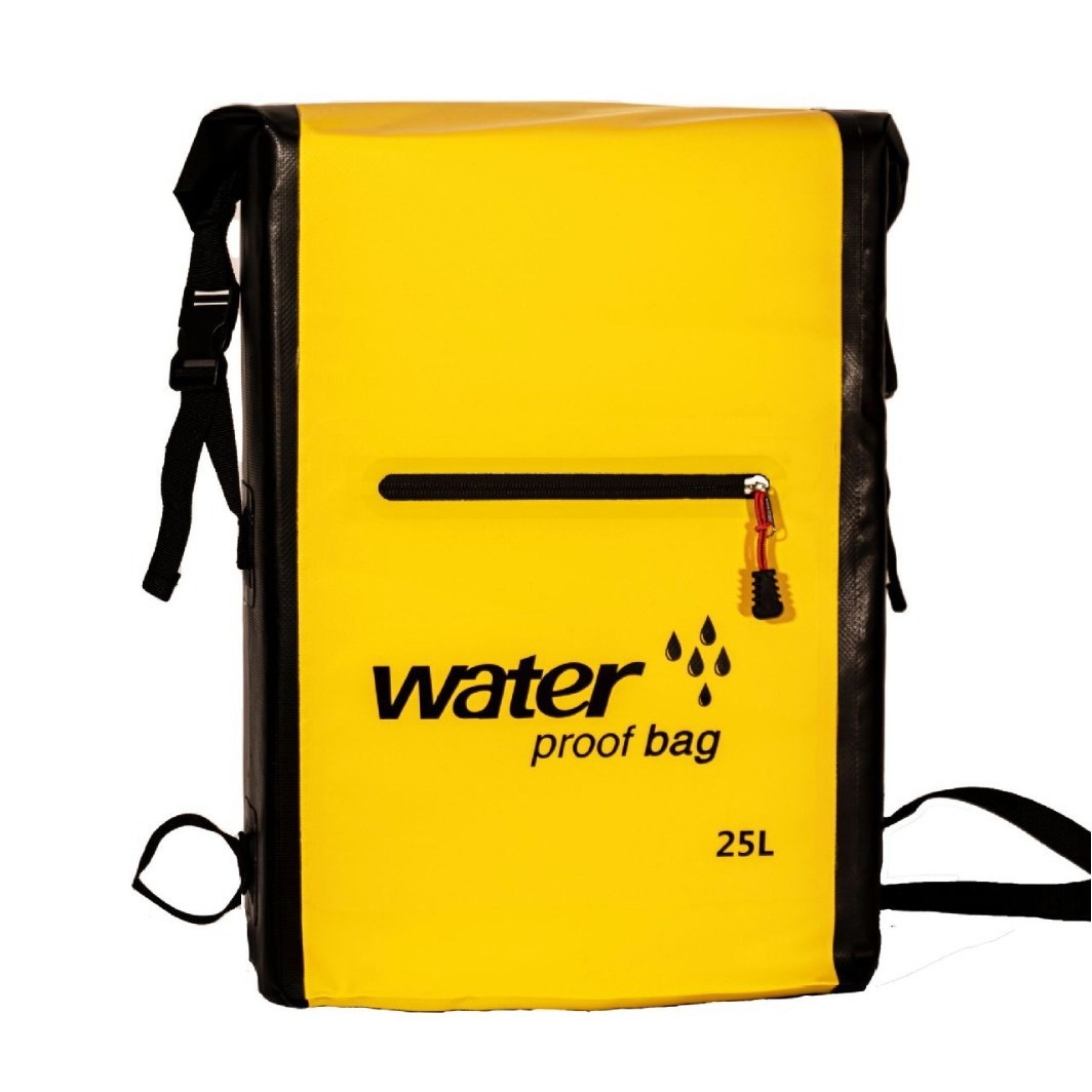 Outdoor Waterproof Bag Waterproof Bag Dry and Wet Separation Layer Barrel Bag Drift Tracing Bag 25L Storage Bag Secret Text Distribution