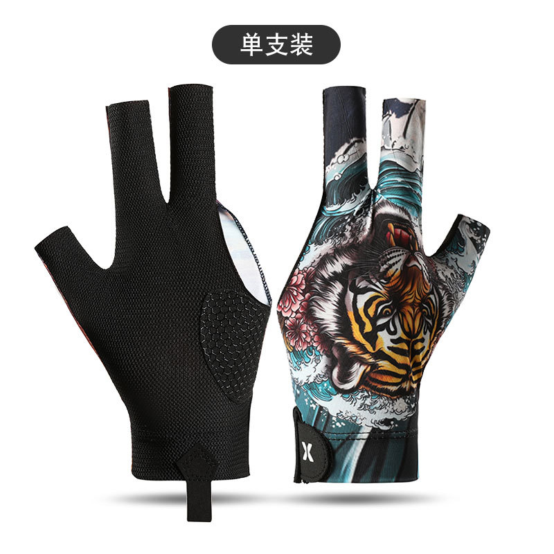 Picture of Professional Snooker Billiards Gloves Men's Leakage Three-Finger Ice Silk Breathable Non-Slip Left Hand Single Pool Gloves Women's T3