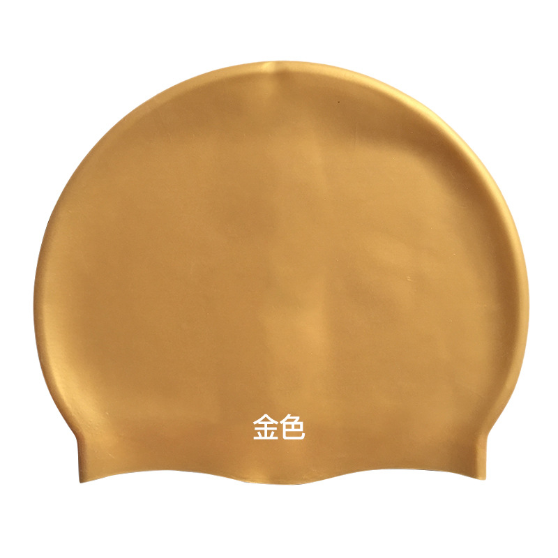 Picture of 2025 Silicone Swimming Cap Wholesale Solid Color Waterproof Diving Cap Plus No Head Swimming Cap Adult Swimming Equipment