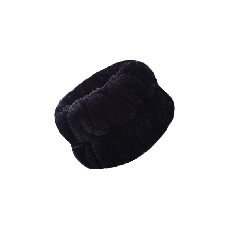 Picture of Cross-border plush face-washing wrist strap moisture-proof cuff women's waterproof wristband sports bracelet Europe and the United States solid color hair band wholesale