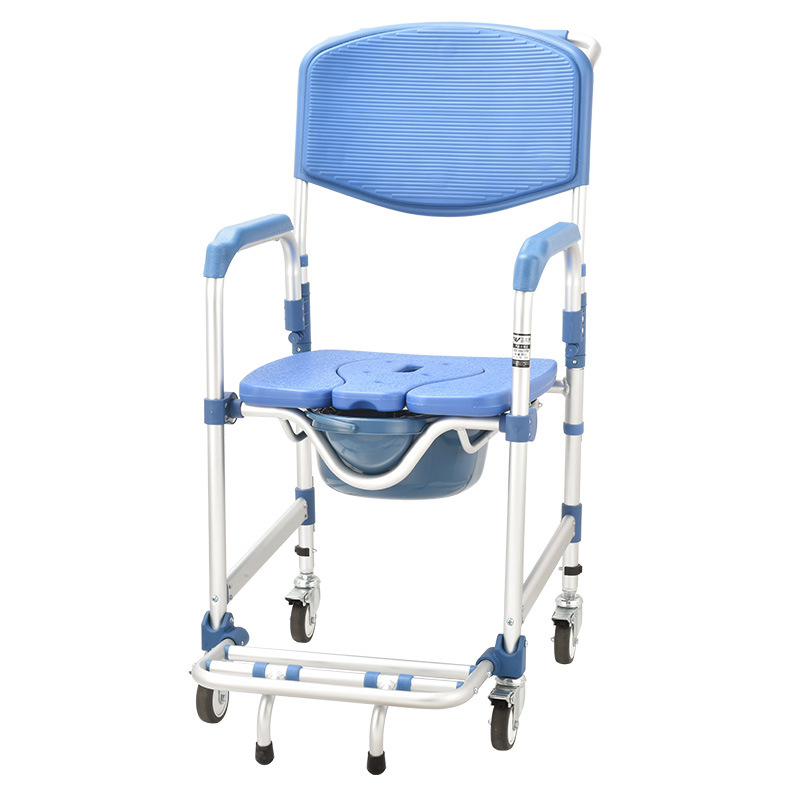 Overseas direct selling toilet chair for the elderly, toilet chair for pregnant women, bath chair wheel for the disabled, mobile toilet chair, toilet seat, bath chair, stool