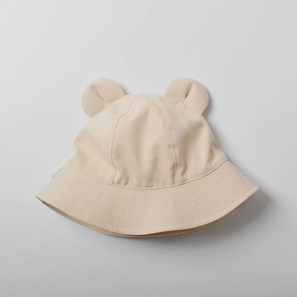 Picture of moinmlon spring and summer Korean children's sunshade basin hat cute ears baby sun hat baby cotton cloth hat