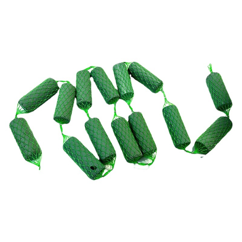 Manufacturer of Sausage Flower Mud Wedding Arch Decoration Hanging Plastic Mesh Flower Arrangement Mud Packaging Materials