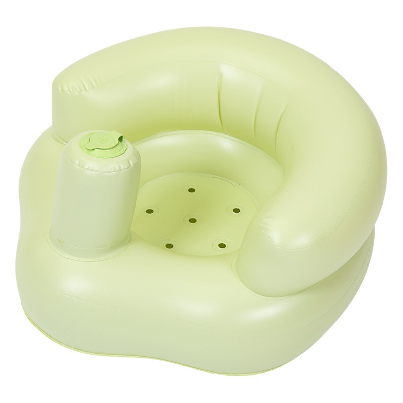 Simple Baby Learning Chair, Baby Inflatable Small Sofa, Children Learning Chair, Anti-Fall Training Chair, Bath Cushion