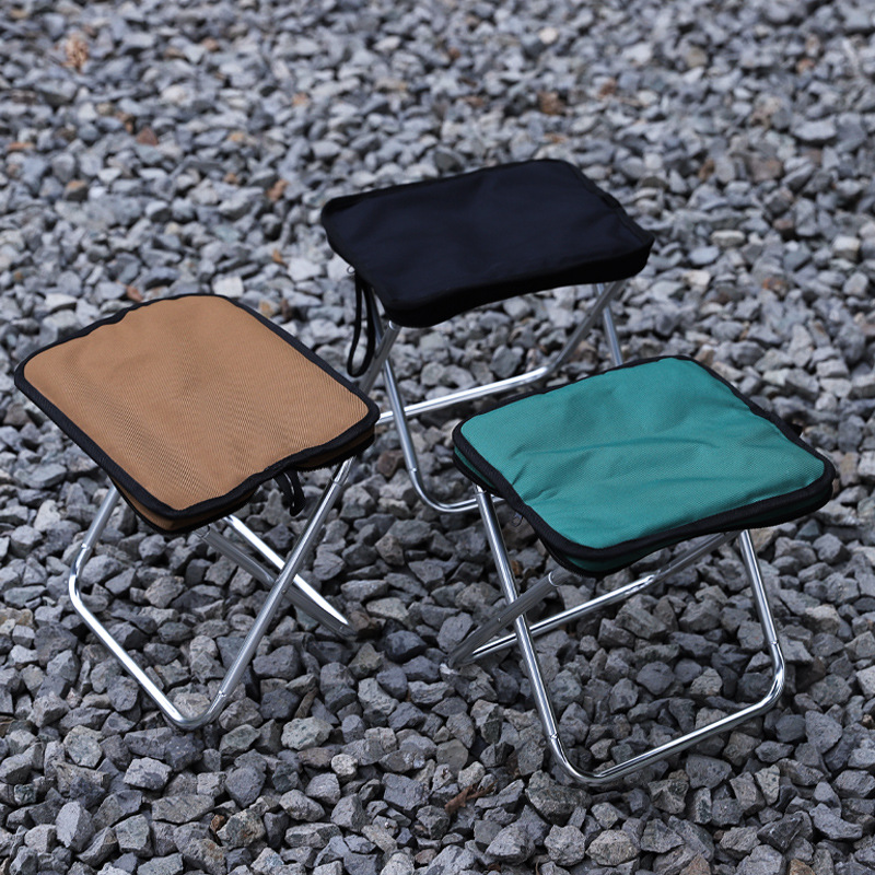 Outdoor Foldableing Ultra-Light Pony Camping Style Chair Portable Bench Travel Self-Driving Tour Barbecue Picnic Camp Equipment