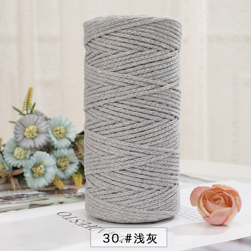 Picture of Explosions 2mm round strand hollow yarn European-style hook bag hollow Diy thread color multi-hand crochet collocation