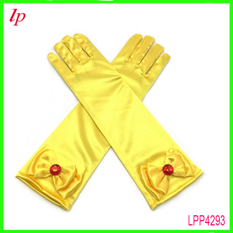 Amazon hot sale bowknot children's etiquette gloves frozen gloves Princess Beier clothing accessories gloves