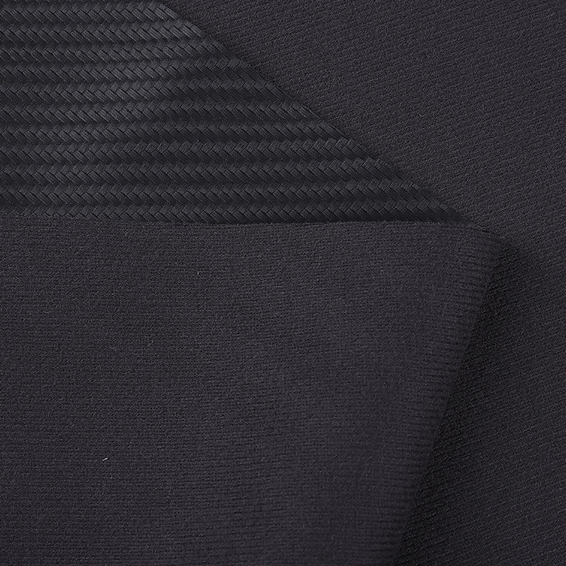 Picture of in stock 0.9mm cotton wool bottom straw pattern leather pvc woven pattern artificial leather car seat mat fabric