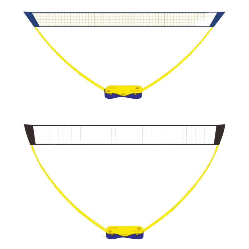 Senior High School Entrance Examination Training Multifunctional Portable Volleyball and Badminton Dual-purpose Net Rack Outdoor Quick Opening Feather Rack Two-purpose Ball Net Column