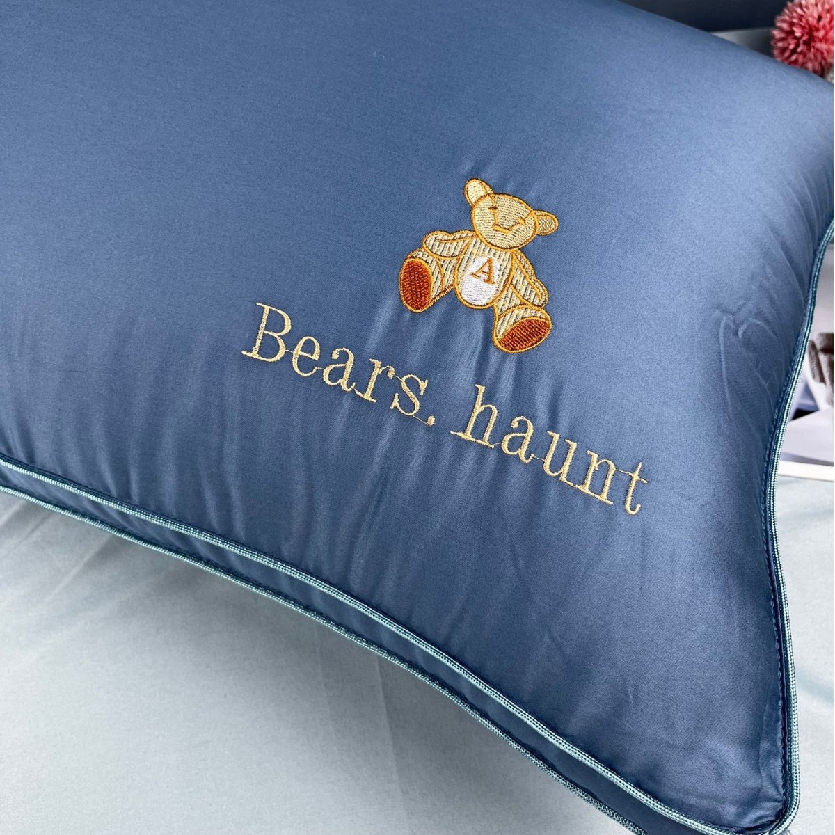 Picture of Cotton Hotel Pillow B&B Hotel Special Pillow Pair Single Soft High Pillow Non-Collapse Pillow Core