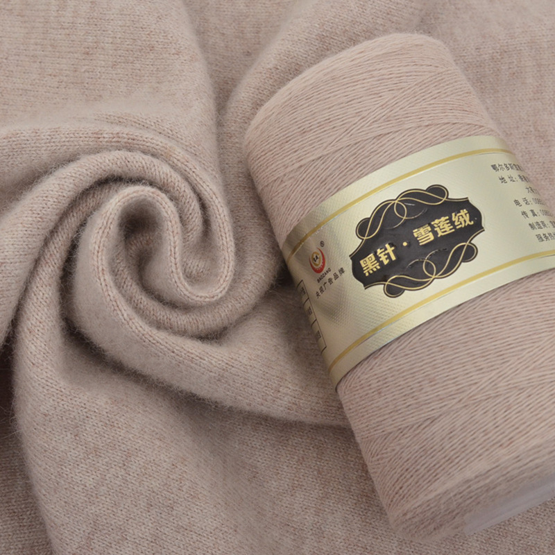 Picture of Black Needle Snow Lotus Fleece Gold Fleece Fleece Treasure Hand Woven Machine-Woven Fine Cashmere Fleece Black Needle Dai Mink Fleece Fleece