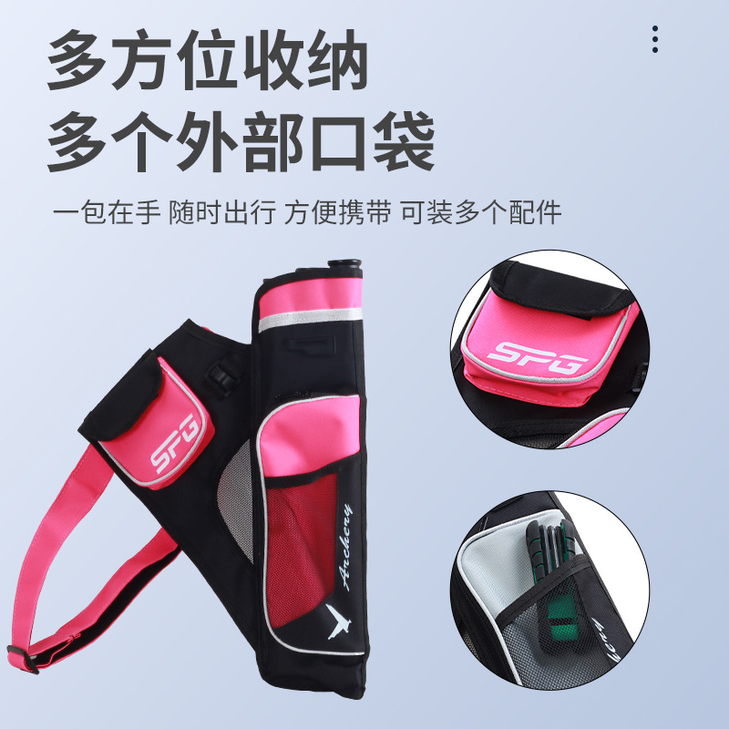 Picture of Manufacturers new three-tube arrow pot archery competitive competition quiver quiver quiver large capacity waist slung arrow pot spot