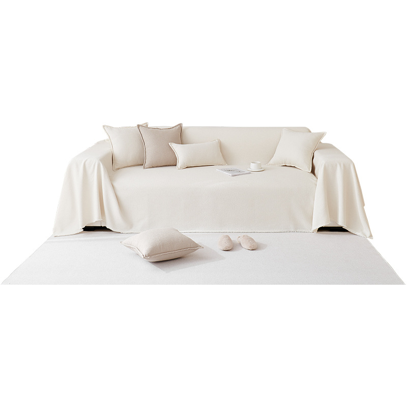 Picture of Teddy Velvet Waterproof Sofa Cover Cloth Four-Season Universal Anti-Slip Sofa Cover Anti-Cat Scratch Cloth Seat Cushion Dust Cover