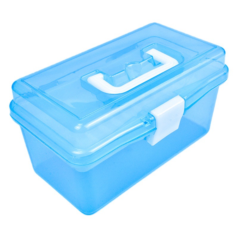 677 Transparent Toolbox Art Toolbox Sketch Pencil Box Nail Art Toolbox Plastic Storage Tool Box