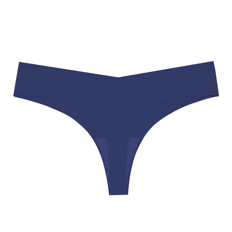Picture of Cross-border large size sexy seamless thong women's one-piece low waist ice silk sports fitness women's underwear