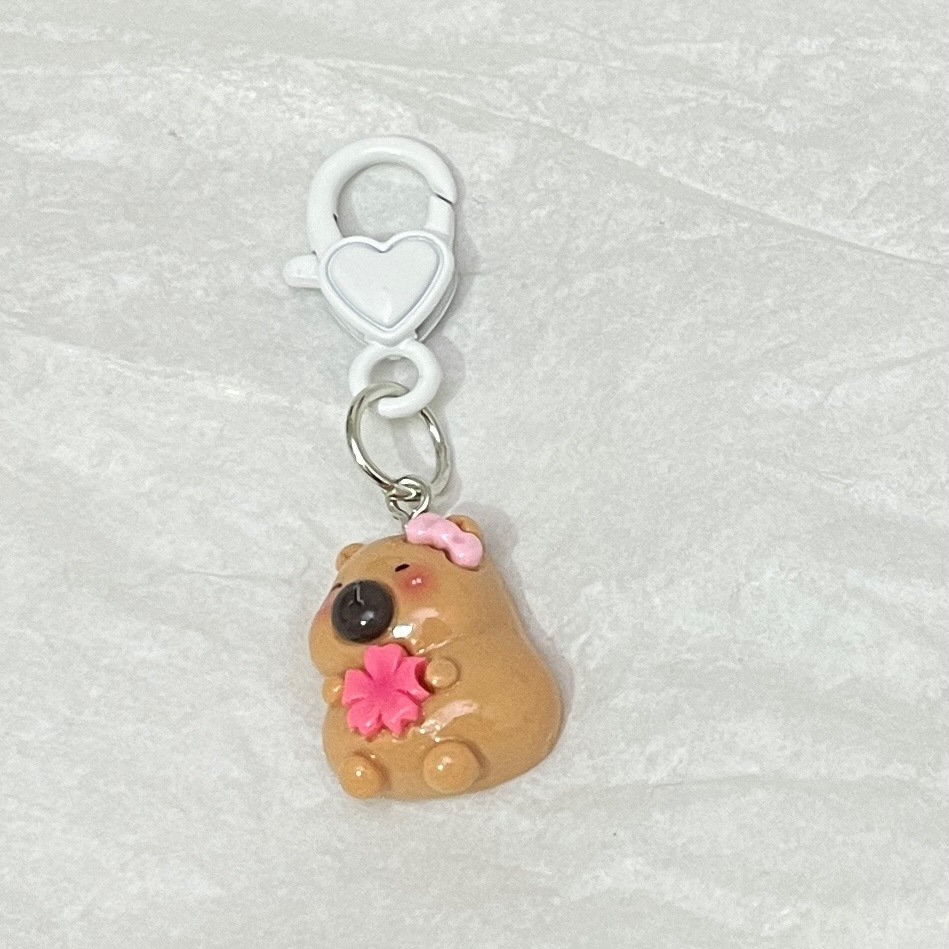 Picture of Kapi Barra Heart-shaped Buckle Cute Students'Schoolbag Pendant Ins Cartoon Girl's Heart for Best Friends Hanging Ornaments