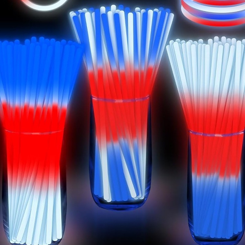 Picture of Disposable Fluorescent Sticks Batch Concert Luminous Bracelets Fluorescent Stick Toys 100 Fluorescent Sticks with Labeling