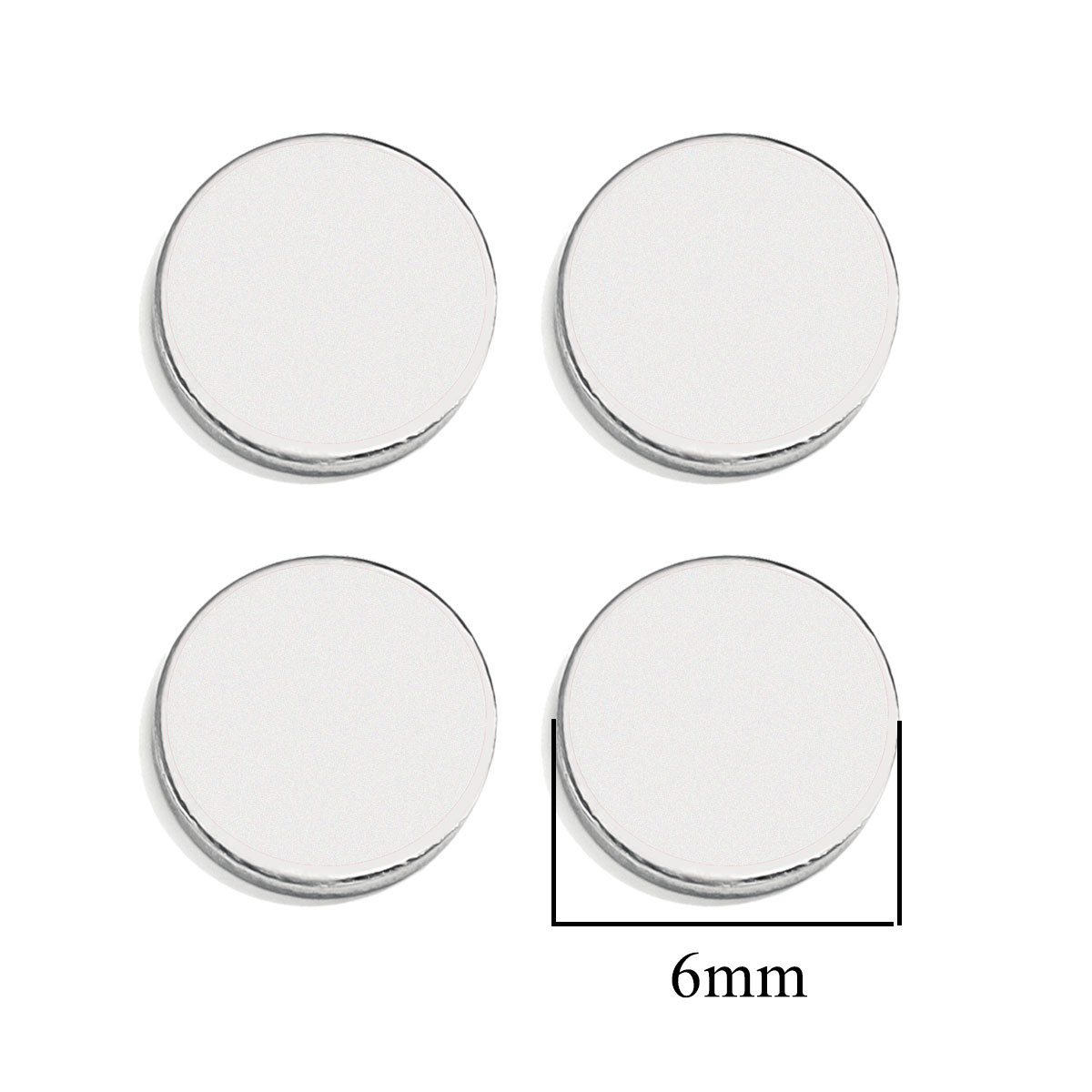 Picture of Stainless Steel Disc Non-Porous Round Carved Tail Plate Pendant Marking DIY Production Welding Material Jewelry Accessories