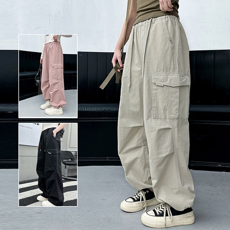 Girls Crane Pants Summer Thin Pants 2024 New Children's Wide Leg Pants Children's Spring and Autumn Casual Pants