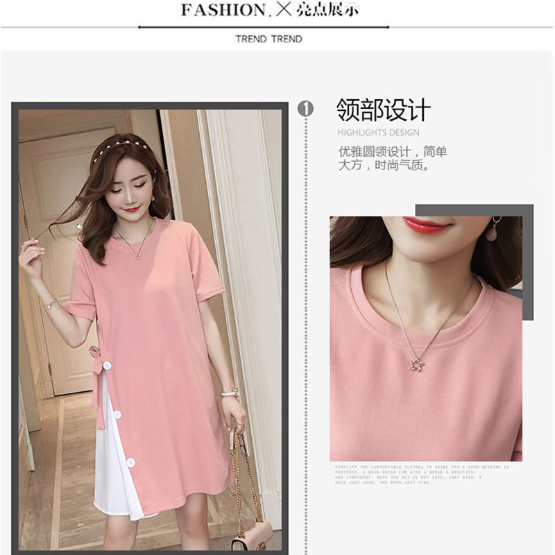 Picture of Maternity Summer dress 2025 New Summer Internet Popular Fashion Going Out Long Skirt Summer Top Trendy