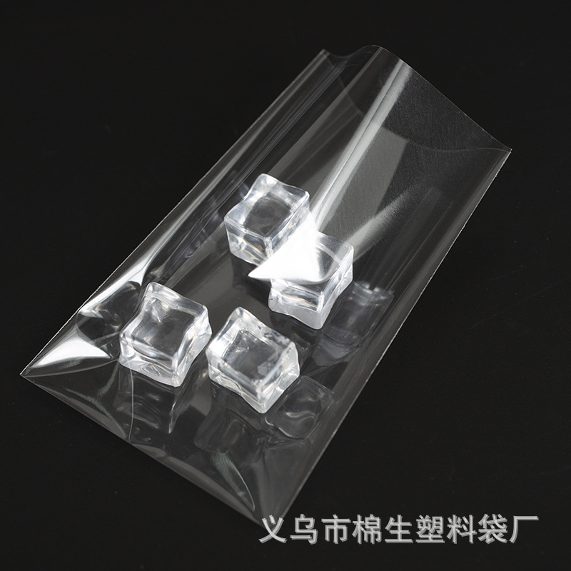 Ready Supply of Plastic Opp Flat Flap Pocket Pantss, Waterproof and Moisture-Proof Transparent Storage Packaging Bags with 100 Personalized Ties