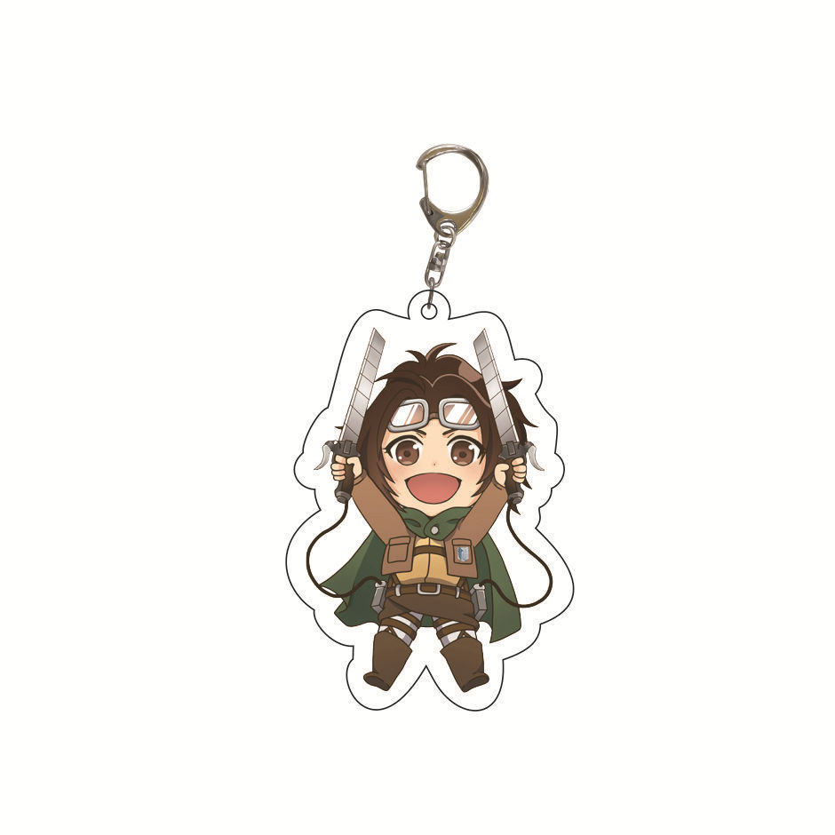 Picture of Star anime peripheral acrylic keychain pendant wholesale attack giant creative jewelry gift