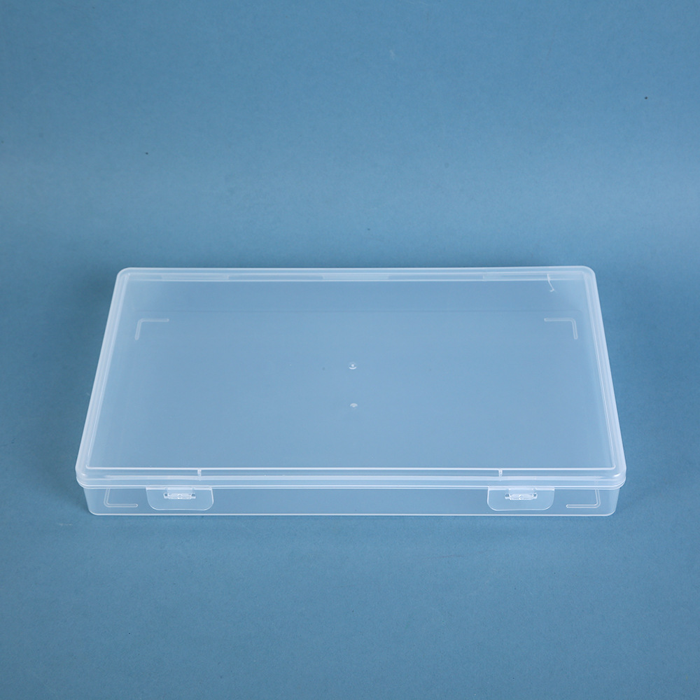 Pp Rectangular Full Empty Box Stationery Fishing Gear Jewelry Packaging Box Hardware Accessories Box Desktop Bill Finishing Plastic Box